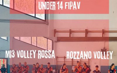 Under 14 Rossa – Sconfitta casalinga in Coppa FIPAV