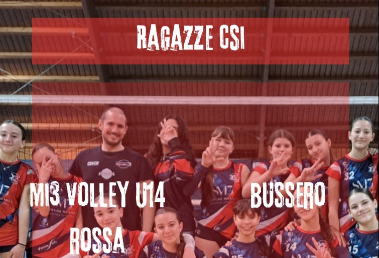 Under 14 Rossa – Sconfitta in Coppa Fipav e vittoria piena in CSI coppa plus