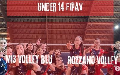 Under 14F Blu – Weekend con doppia vittoria e passaggio a 2 turno Coppa FIPAV